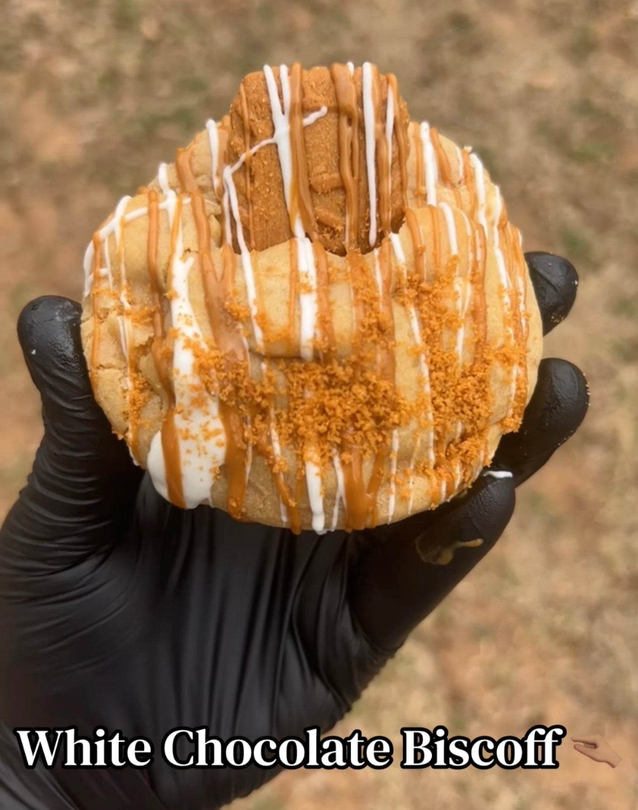 White Chocolate Biscoff Cookie