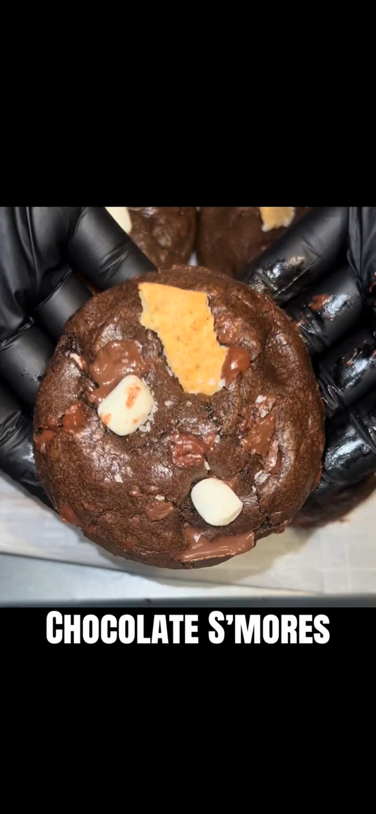 Chocolate S’mores cookie