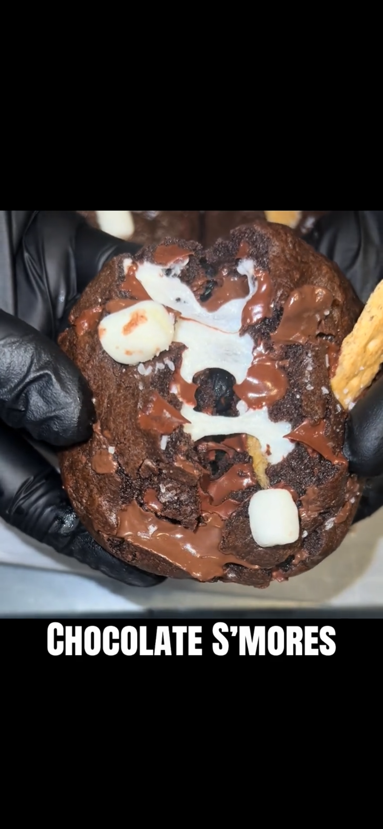Chocolate S’mores cookie