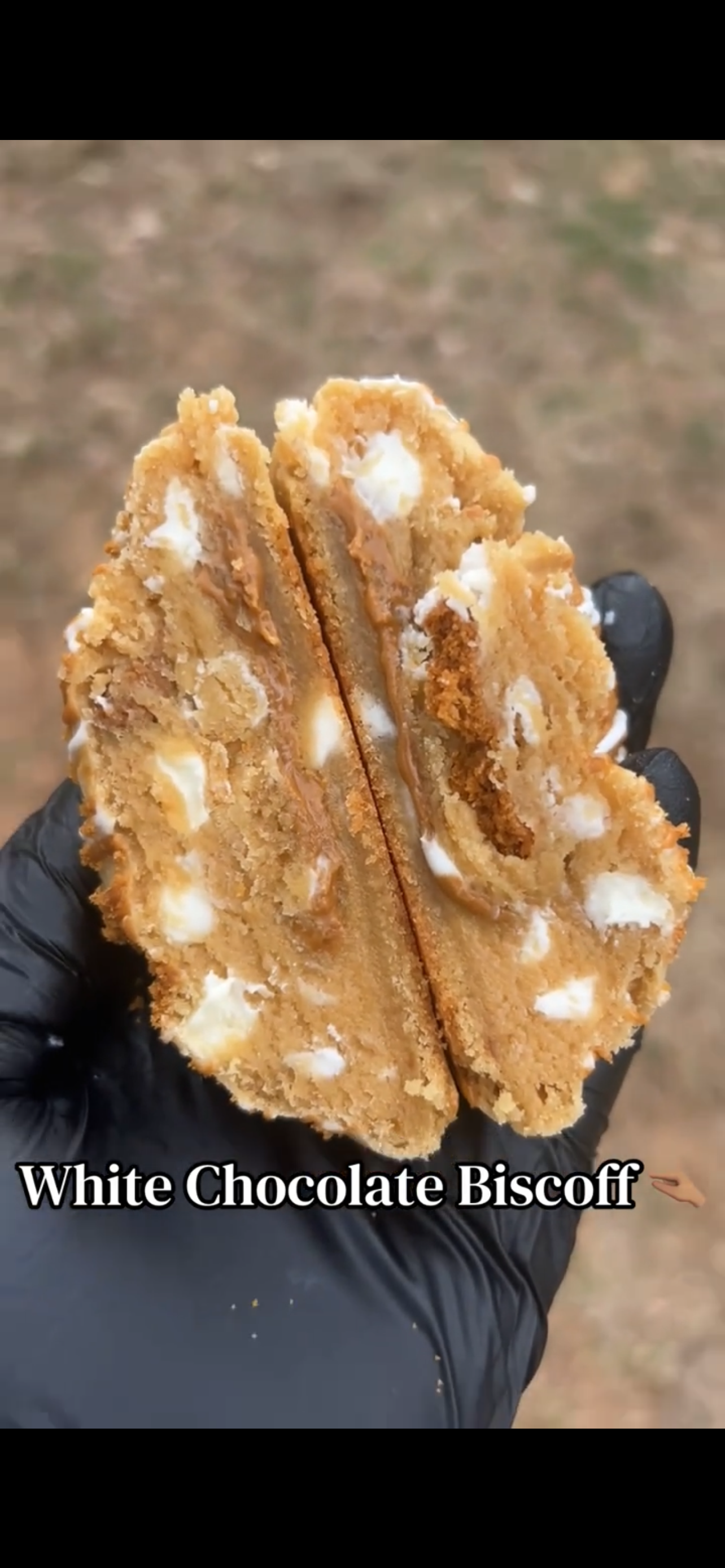 White Chocolate Biscoff Cookie